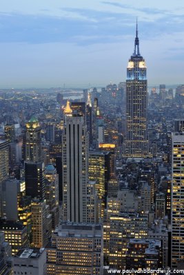 New York City (229) Top of the Rock, Empire State Building