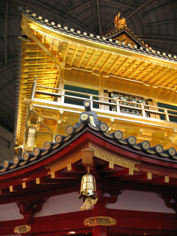 Replica of the donjon in the Azuchi Castle Museum