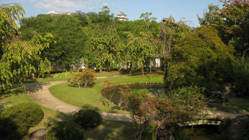 Glimpse of the castle from the garden