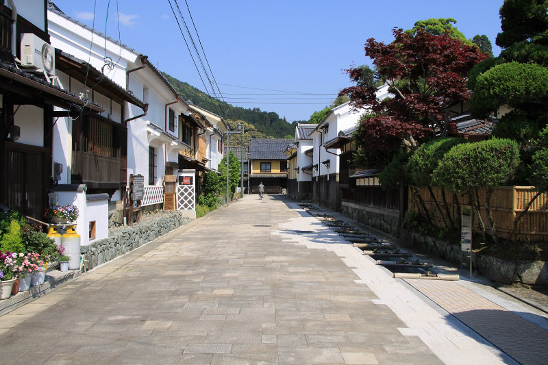 Ohana-han historic quarter in Ōzu