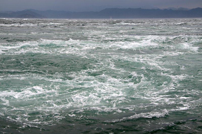 Churning waters in the Naruto Strait