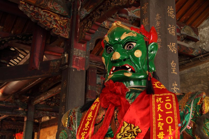 Guardian figure in Fuyou Temple