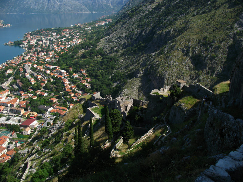 The precipitous ramparts