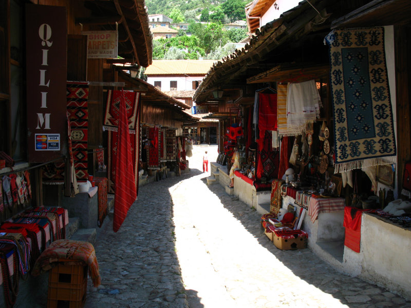 Krujas old bazaar