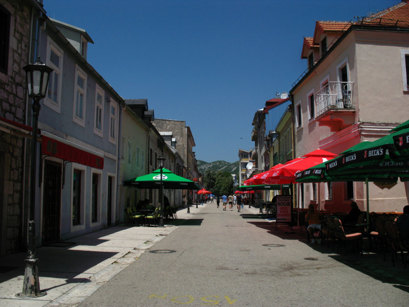 Cetinjes old town center