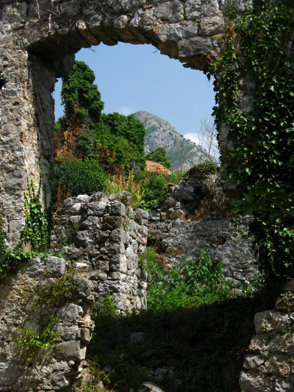Crumbling archway