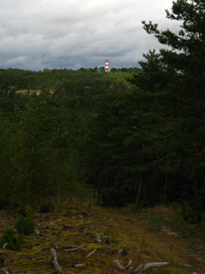 Urbas Hill Lighthouse in the distance