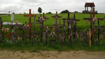 Group of crosses and crucifixes