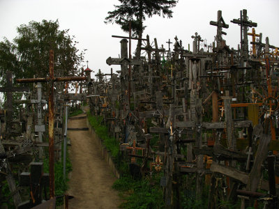 On top of the Hill of Crosses