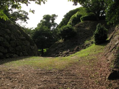 Corner of the San-no-maru ruins