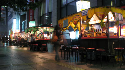 Rāmen yatai in Tenjin