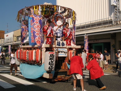 Pulling the front float forward