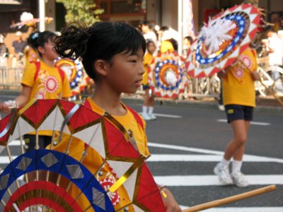 Young girl in the group