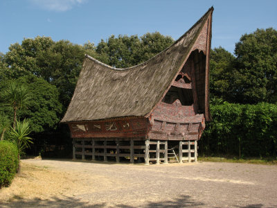 Replica of an Sumatran Toba-Batak house