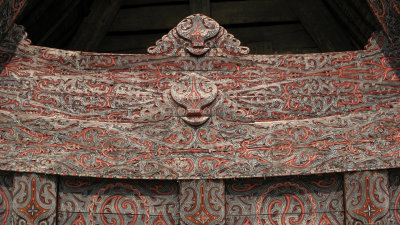 Wooden detail of the Toba-Batak house