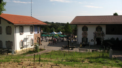View over the Bayern village