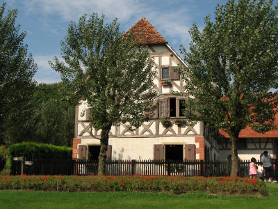 Replica of an Alsace farmhouse