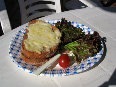 A little croque-monsieur lunch