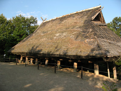 Replica of an Akha house from Thailand