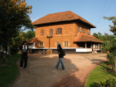 Copy of a red-brick house from Kerala, India