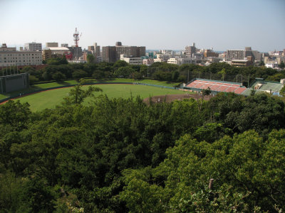 Sporting grounds off the castle park