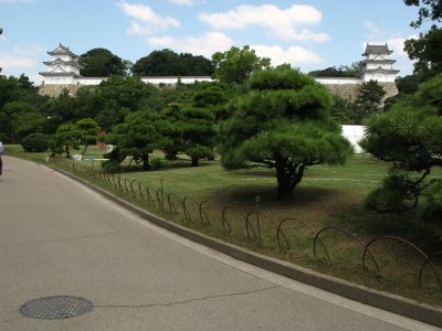 Parting view of the castle and park