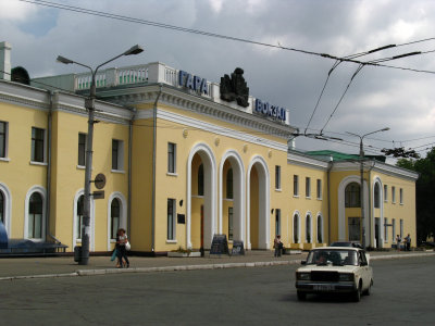 Tiraspol's central rail station