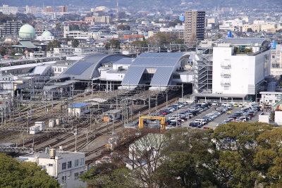 Odawara Station from above