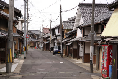 Residential street in Higashi-Obama