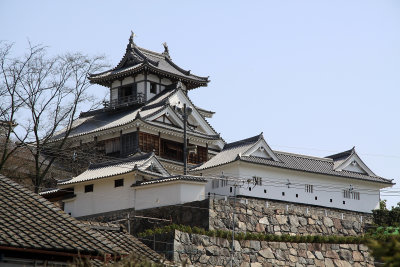 Approaching Fukuchiyama Castle