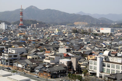 The relatively low-rise center of Fukuchiyama