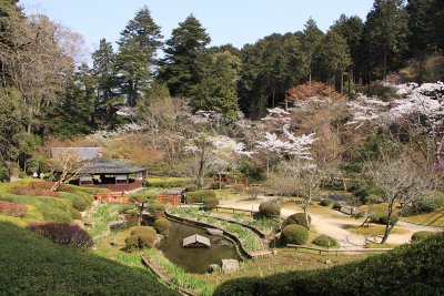 Stroll garden below Ishiyama-dera