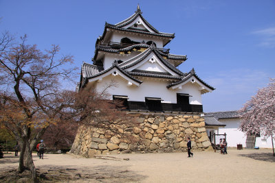 Donjon of Hikone-jō from the Hon-maru