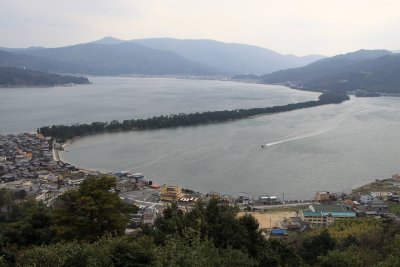 View over Amanohashidate from Kasamatsu-kōen