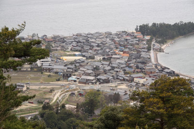 View down on Fuchū village