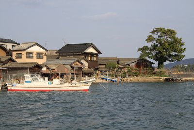 Funaya along the bay