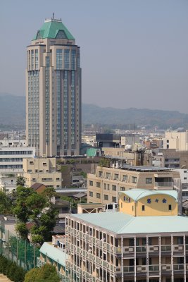 Towering edifice of the Imabari Kokusai Hotel