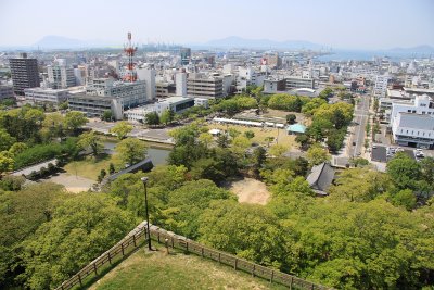 Looking out over central Marugame