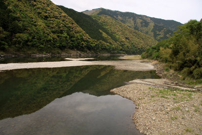 Shimanto River and mountains beyond