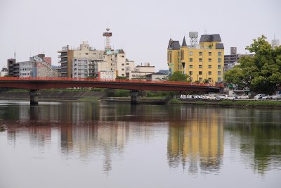 Looking across the Kagami-gawa