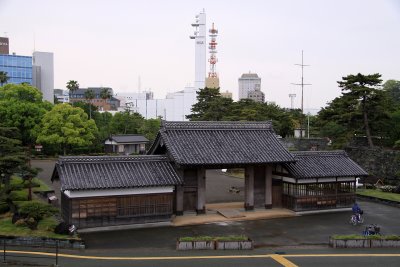 Restored Washi-no-mon of Tokushima Castle