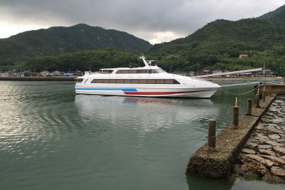 Dark clouds over Tonoshō port