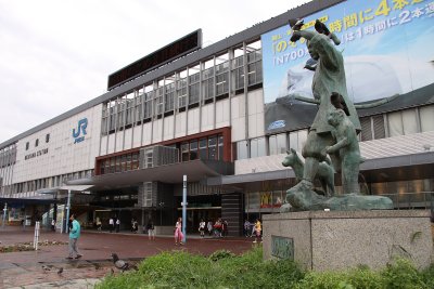 East entrance of JR Okayama Station