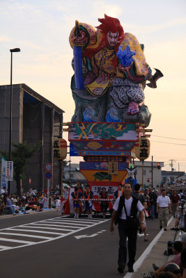 One of the lofty Tachineputa floats