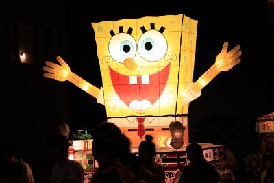 SpongeBob SquarePants makes an appearance