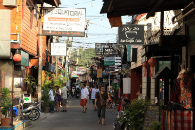 Main street in Bo Phut's Fisherman's Village