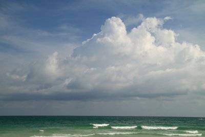 Billowing cloud over the Gulf of Thailand