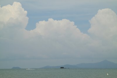 Clouds over distant Ko Pha Ngan