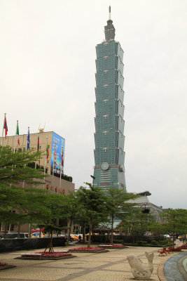 Taipei 101 in Taipei's new Xinyi district