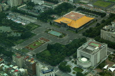 Looking down on the Sun Yat-sen Memorial Hall